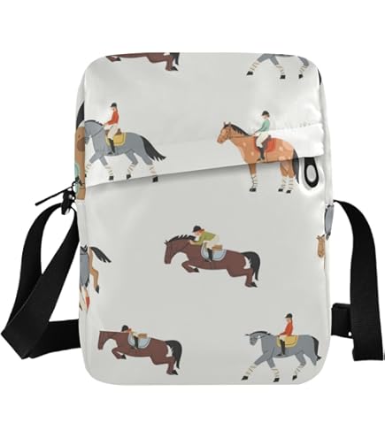 Amazon.co.jp: ショルダーバッグ 馬柄 クロスボディバッグ 肩掛け